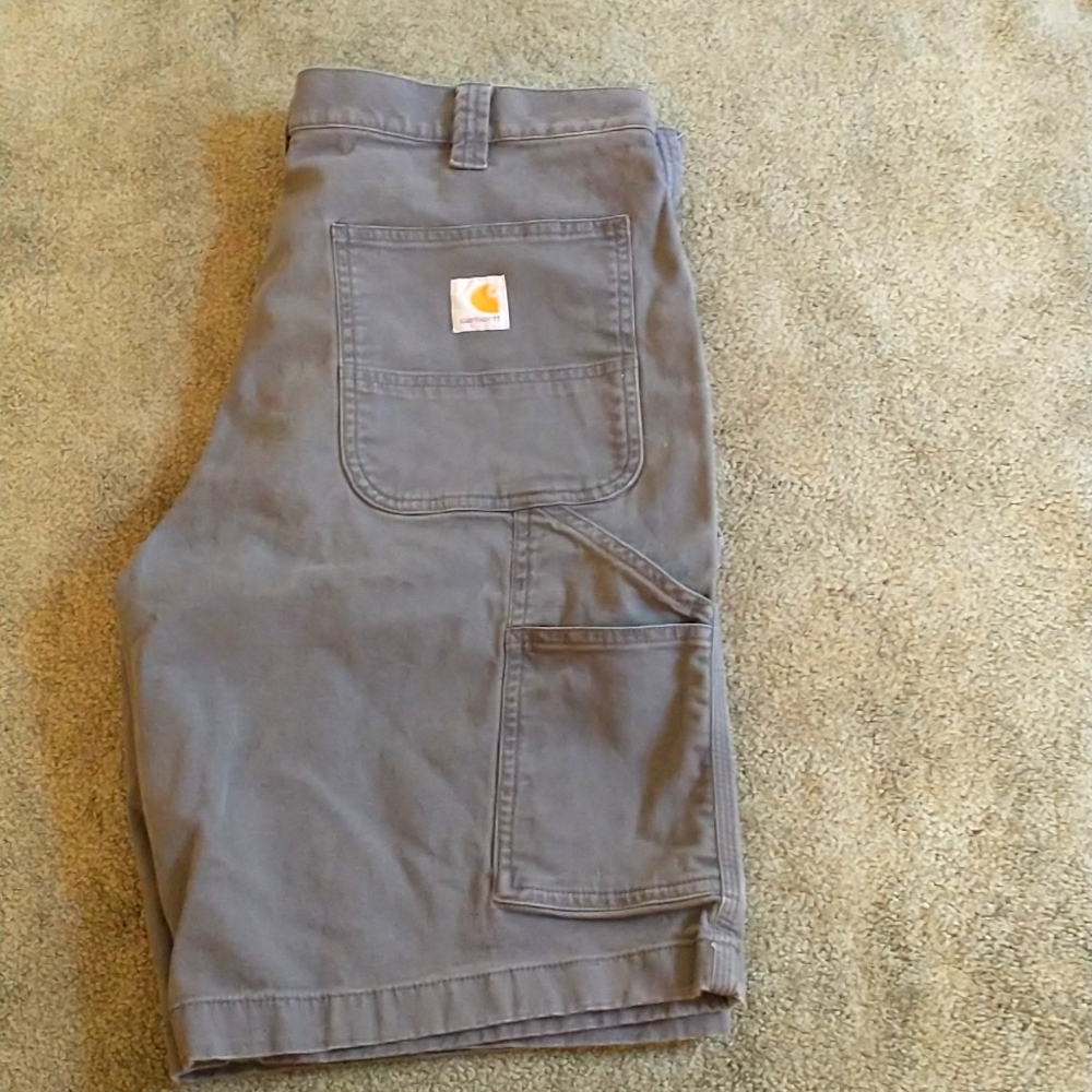 Carhartt men's shorts like new, grey 36 waist